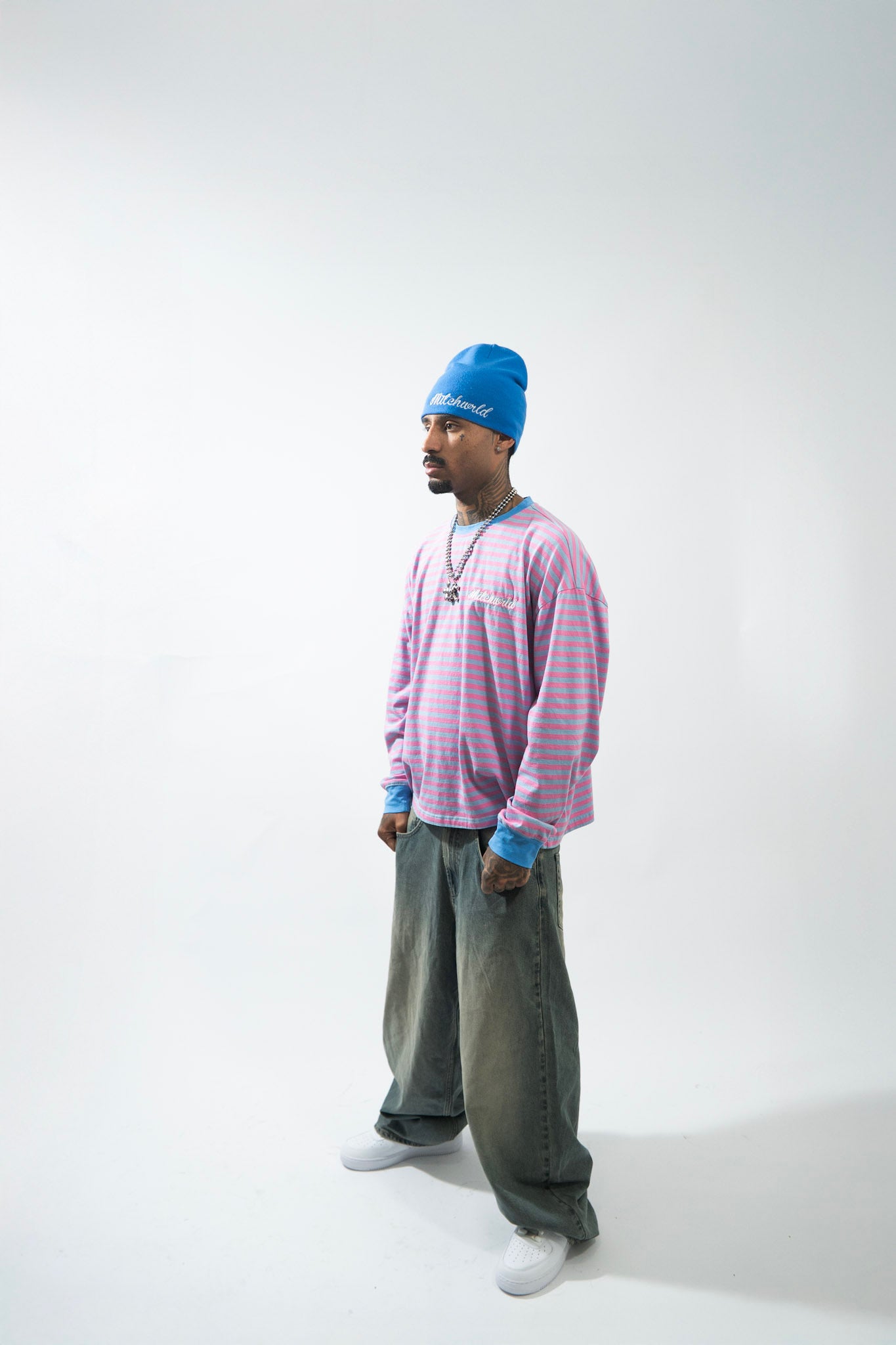 Stripped "Cotton Candy" Long sleeve Tee