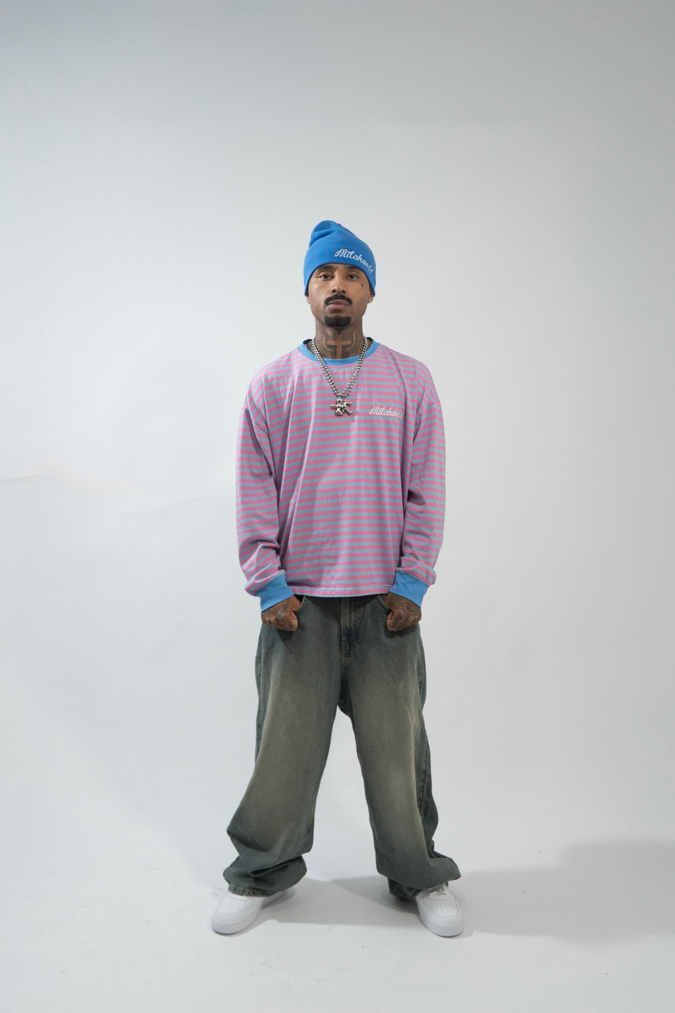 Stripped "Cotton Candy" Long sleeve Tee